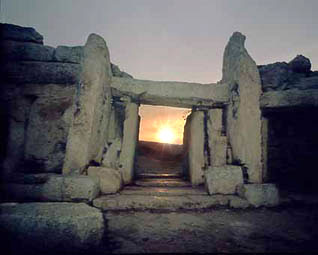 Equinox Sunrise through portal