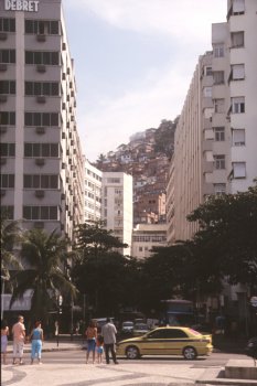 Copacabana e favelas