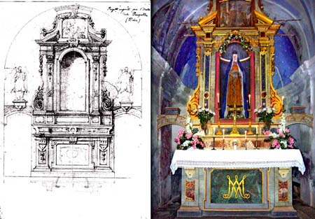 Prapolla Confronto Altare e Progetto